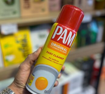اسپری روغن صفر کالری رژیمی بدون چربی و قند 170 گرم مارک پام PAM