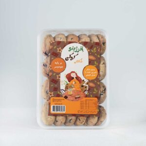 خرید کوکی رژیمی بر پایه جودوسر و شیرین شده با عسل انرژی نو طعم شکلاتی