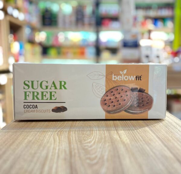 بیسکوییت رژیمی سبوس دار بدون قند کرم دار بی لو ( اولین بیسکوییت کرم دار رژیمی بدون قند) - تصویر 4