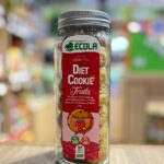 کوکی رژیمی جودوسر میوه ای (شیشه ای) و شیرین شده با استویا اکولا