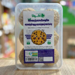 کوکی رژیمی جودوسر پروتئین و بادام زمینی و شیرین شده با استویا اکولا