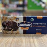 بیسکوییت رژیمی جودوسر همراه با روکش شکلات تلخ بدون قند کامور