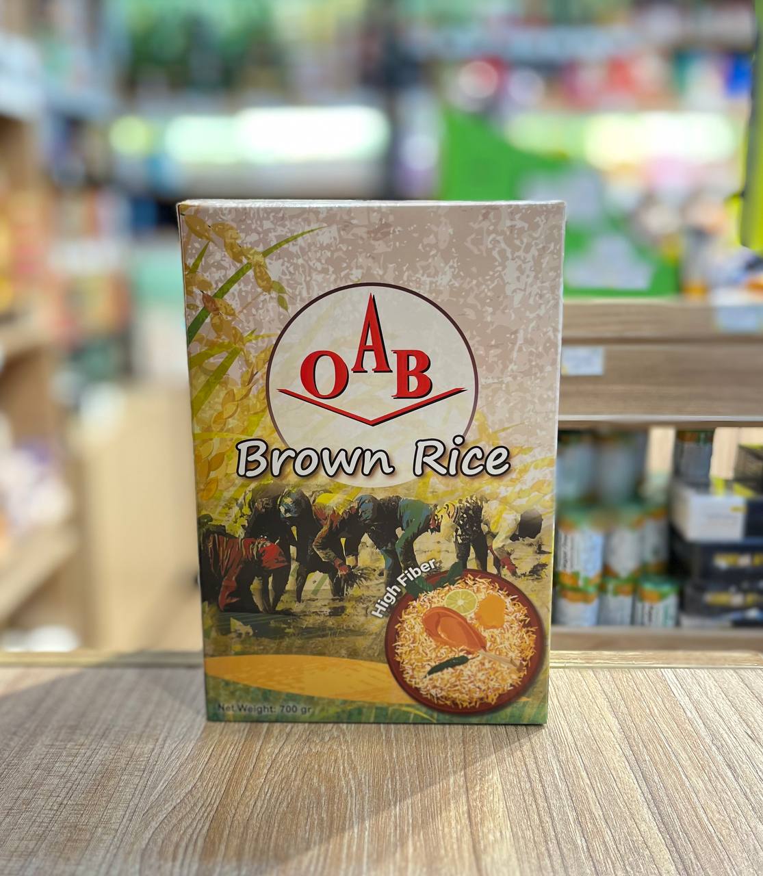 برنج قهوه ای 700 گرم برند OAB - Image 2
