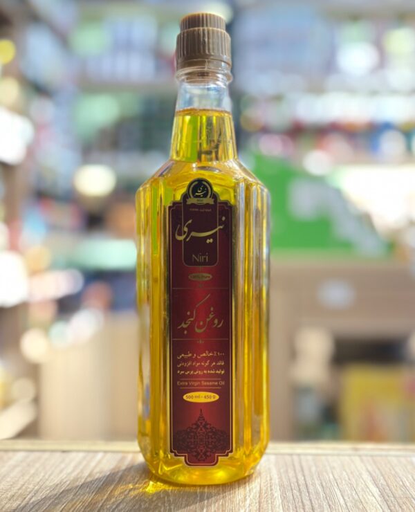 روغن کنجد رژیمی نیری نیم لیتر (مناسب پخت و پز و سالاد) پرس سرد - تصویر 3