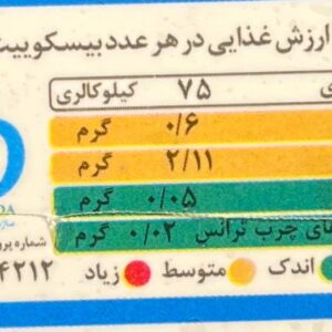 بیسکوییت پروتئینی رژیمی جوپرو بدون شکر - Image 3