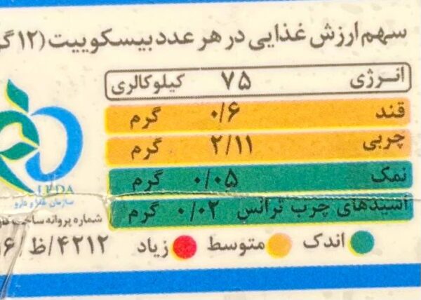 بیسکوییت پروتئینی رژیمی جوپرو بدون شکر - تصویر 3