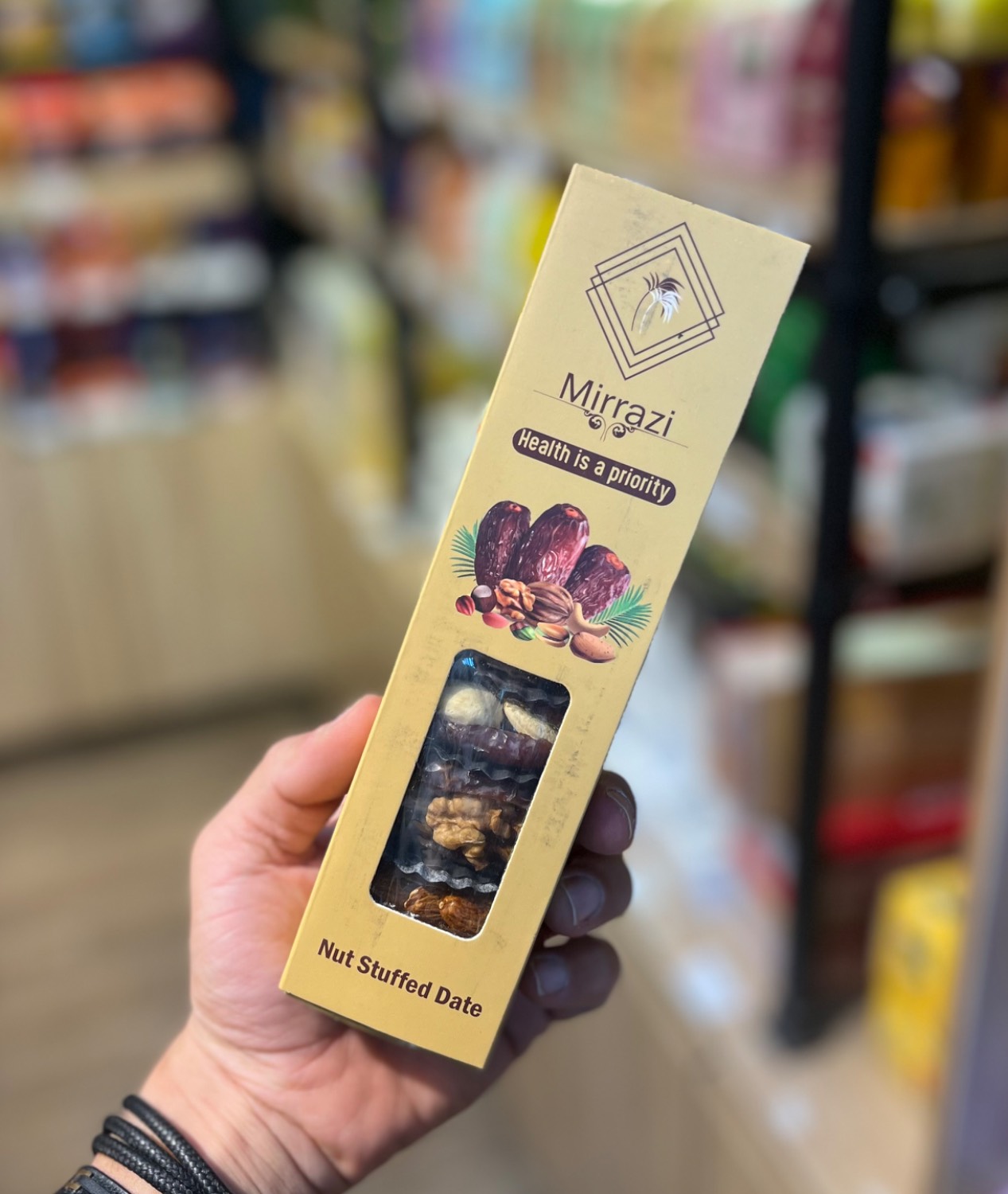 خرما مغز دار مینی پک مغز دار