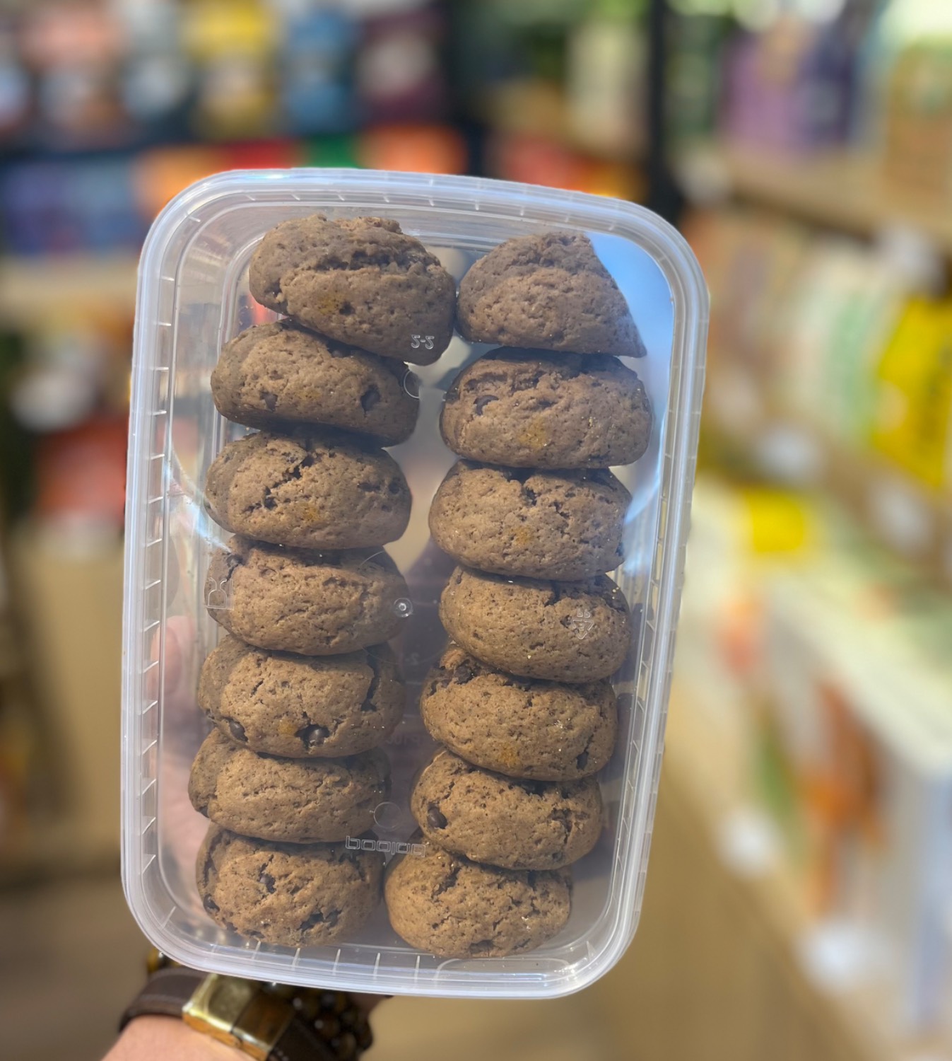 کوکی رژیمی اسپرسو با شکلات تلخ جودوسر شیرین شده با استویا جوپرو 360 گرم - Image 3