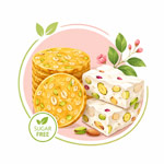 پولکی رژیمی (بدون قند) و گز رژیمی (بدون قند)