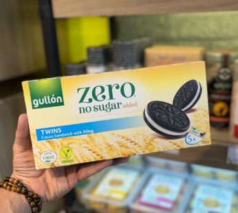 بیسکویت بدون شکر گولون دوقلو کرمدار کاکائویی با کرم وانیلی 210 گرم Gullon
