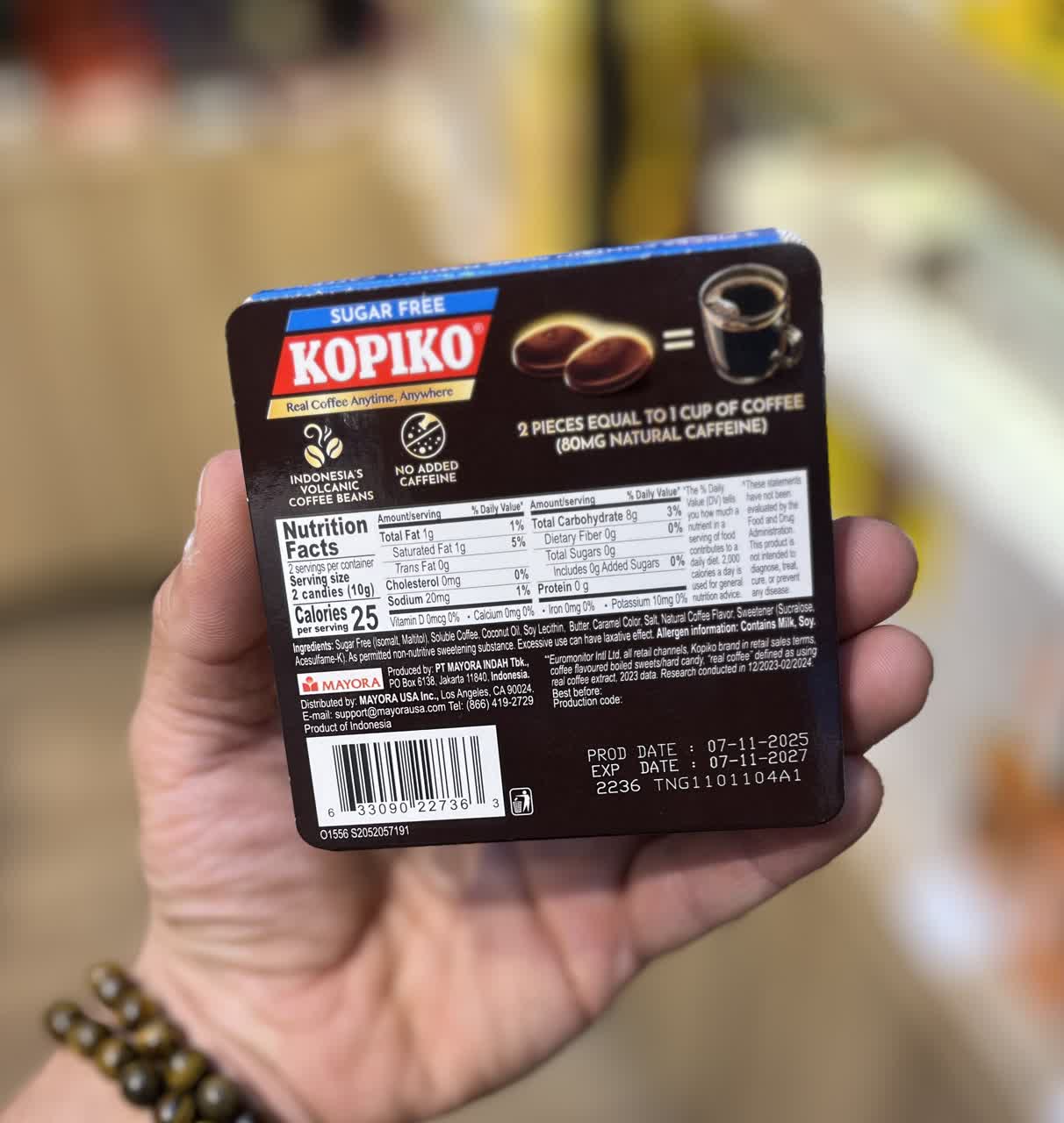 قرص قهوه کوپیکو بدون شکر رژیمی KOPIKO - Image 4