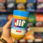 کره بادام زمینی رژیمی خالص بدون شکر جیف JIF وزن 440 گرم