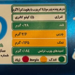 پنیر رشته ای رژیمی موزارلا کم چرب 8 عددی 160 گرم - Image 3