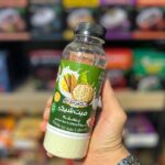 فیت شیک رژیمی پسته با پروتئین وی و جودوسر دکتر بادام